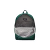 Retro studentský batoh na zip z textilu „Green“