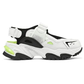 Sandály DLites „White Black Neon Green“