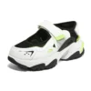Sandály DLites „White Black Neon Green“