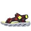 Sandály Hypno Splash s suchým zipem a otevřenou špičkou pro větší kluky, červené