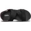 Sandály na suchý zip Outdoor Breathable Beach Sports černé červené