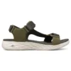 Sandály On-the-GO 600 Velcro v olivově zelené barvě