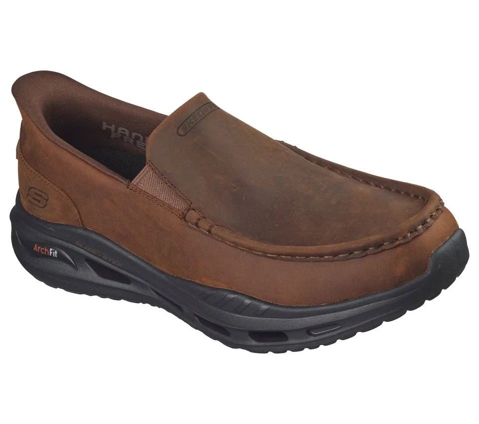 Skechers Slip-ins Relaxed Fit: Arch Fit Orvan – Glide Moc Skechers Slip-ins Relaxed Fit: Arch Fit Orvan – Glide Moc