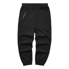 Sportovní kalhoty CNY Series s potiskem písmen „Black“