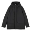 Sportovní lifestylová Waterproof péřová bunda s potiskem písmen „Black“