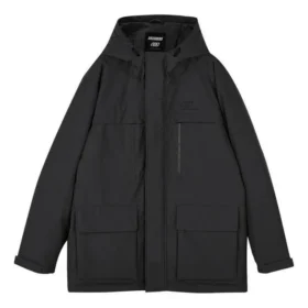Sportovní lifestylová Waterproof péřová bunda s potiskem písmen „Black“