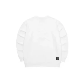 Sportovní svetr s výšivkou „White Pink“