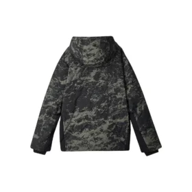 Sportovní teplá bunda Camo „Black Green“