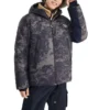 Sportovní teplá bunda Camo „Black Green“
