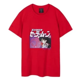 SS20 Sailor Moon Crossover s krátkým rukávem, červené