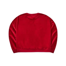 Svetr s kulatým výstřihem řady CNY „Red White“