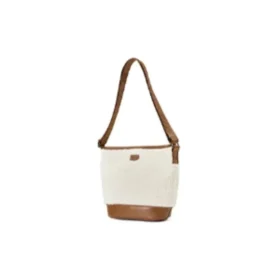 Taška L.A. Tote „White Brown“