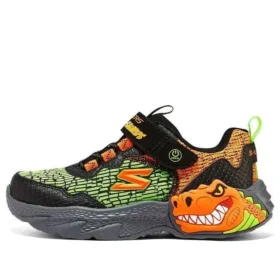 Tenisky Dino-Lights „Green Orange Black“