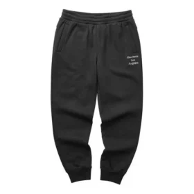 Teplé sportovní kalhoty s fleecovou podšívkou a zúženým střihem „Black Grey“ Teplé sportovní kalhoty s fleecovou podšívkou a zúženým střihem „Black Grey“