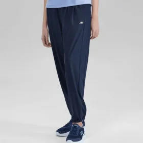Tkané kalhoty s potiskem sportovního loga „Navy“