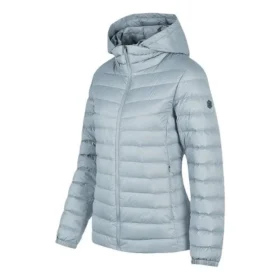 Tkaná lehká větruodolná péřová bunda „Grey“