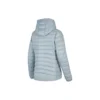 Tkaná lehká větruodolná péřová bunda „Grey“