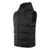 Tkaná péřová vesta „Black“