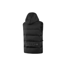Tkaná péřová vesta „Black“