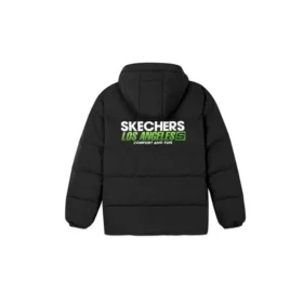 Tkaná sportovní bunda s kapucí „Black White Green“
