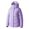 Tkaná středně dlouhá péřová bunda „Purple“