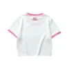 Tričko s potiskem písmen „White Pink Blue“