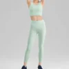 Těsné sportovní fitness legíny „Green Black Teal“