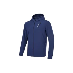 Volná teplá bunda s potiskem písmen „Black Blue Green“