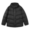 Waterproof péřová bunda s kapucí „Black“
