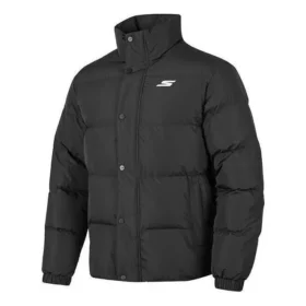 Waterproof péřová bunda s potiskem písmen „Black“