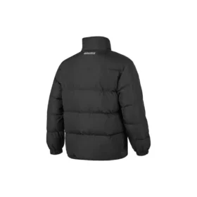 Waterproof péřová bunda s potiskem písmen „Black“