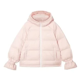 WMNS) Skechers Zip-up Hooded Long Sleeve Down Jacket „Pink“ WMNS) Skechers Zip-up Hooded Long Sleeve Down Jacket „Pink“