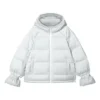 WMNS) Skechers Zip-up Hooded Long Sleeve Down Jacket „White“