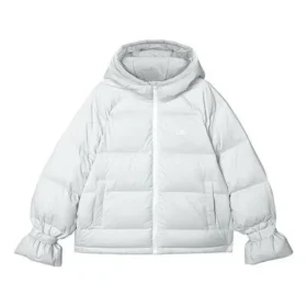 WMNS) Skechers Zip-up Hooded Long Sleeve Down Jacket „White“ WMNS) Skechers Zip-up Hooded Long Sleeve Down Jacket „White“