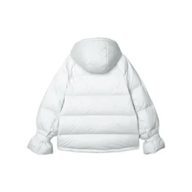 WMNS) Skechers Zip-up Hooded Long Sleeve Down Jacket „White“ WMNS) Skechers Zip-up Hooded Long Sleeve Down Jacket „White“