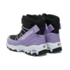 Zimní pohodlné kozačky „Black Purple“
