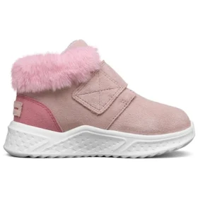 Zimní pohodlné kozačky „Pink White“