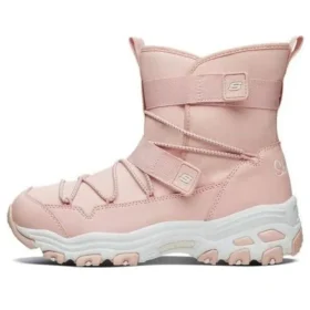 Zimní sněhové kozačky „Pink White“