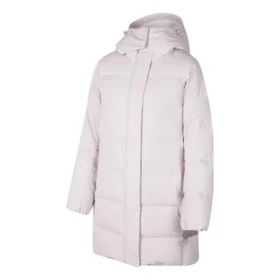 Základní dlouhá péřová bunda „Pink“ Základní dlouhá péřová bunda „Pink“