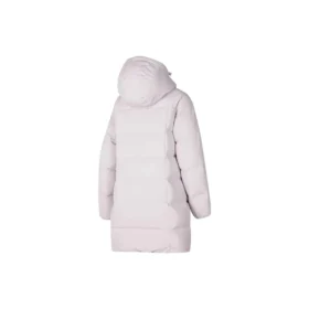 Základní dlouhá péřová bunda „Pink“ Základní dlouhá péřová bunda „Pink“