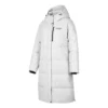 Základní dlouhá péřová bunda „White“