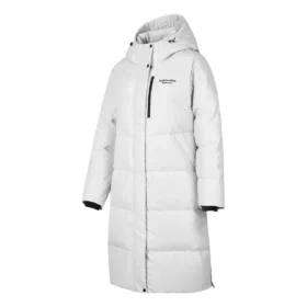 Základní dlouhá péřová bunda „White“ Základní dlouhá péřová bunda „White“